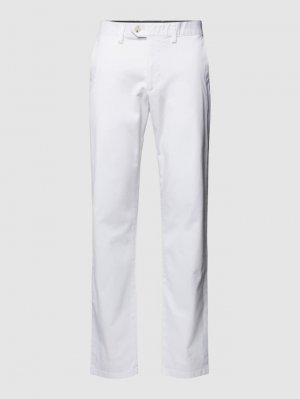 Тканевые брюки однотонного дизайна , белый Christian Berg