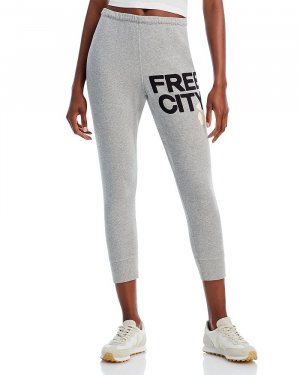 Спортивные штаны из хлопка 3/4 FREE CITY