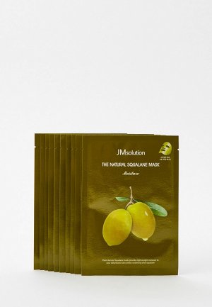 Маски для лица 10 шт. JMsolution питательная, от сухости со скваланом и 19 видами аминокислот, Корея, шт х 30 мл. Цвет: прозрачный