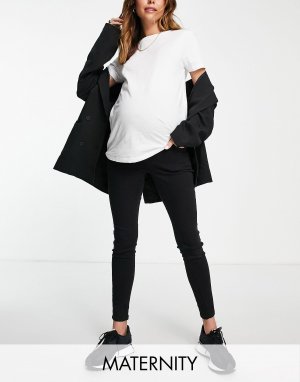 Черные джинсы Jamie Maternity Over Bump Topshop