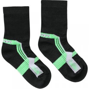 Носки черный, зеленый Accapi. Цвет: черный/зеленый