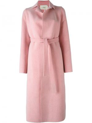 Двубортное пальто Ports 1961. Цвет: розовый и фиолетовый