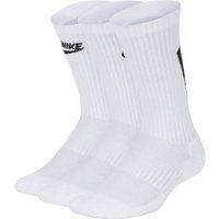 Носки до середины голени с амортизацией для школьников Everyday (3 пары) - Белый Nike