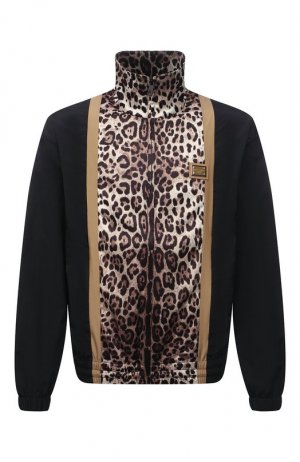 Бомбер Dolce & Gabbana. Цвет: леопардовый