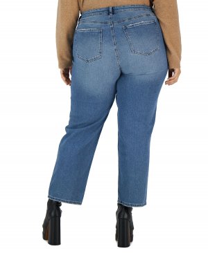 Модные прямые джинсы больших размеров Celebrity Pink