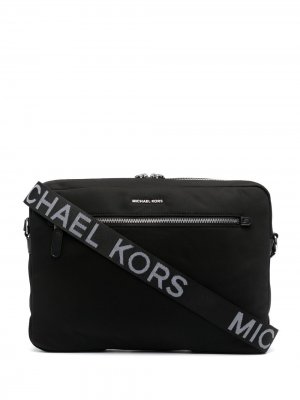 Сумка для ноутбука с логотипом Michael Kors. Цвет: черный