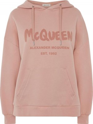 Толстовка Graffiti Sweatshirt 'Rose Gold', розовый Alexander McQueen