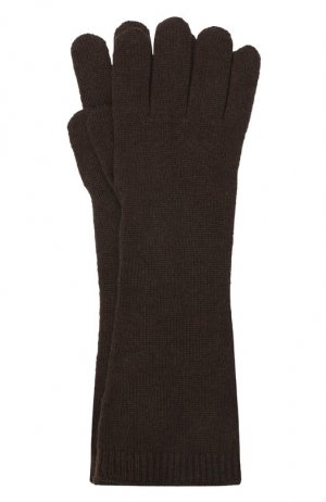 Кашемировые перчатки Ralph Lauren. Цвет: коричневый
