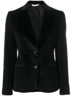Приталенный классический пиджак Tonello. Цвет: чёрный