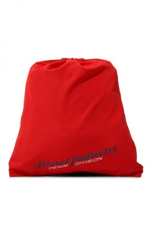 Текстильный рюкзак Diesel. Цвет: красный