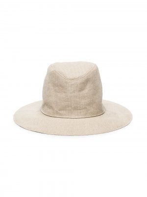 Шляпа-федора с широкими полями UNDERCOVER. Цвет: бежевый