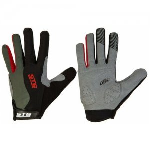 Велосипедные перчатки X87906-M p.M STG. Цвет: черный/серый