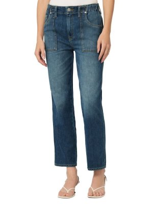 Укороченные джинсы Hudson прямого кроя Remi, jeans blue