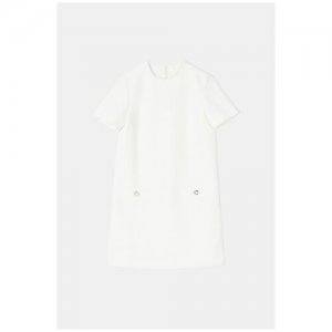 Твидовое платье SS23-WK03 Белый 46 Ennergiia. Цвет: белый