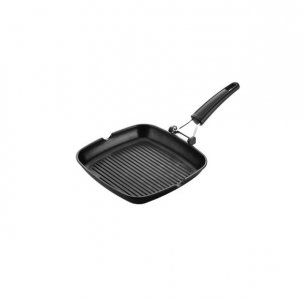 TESCOMA Premium 28 x см черный - сковорода-гриль с антипригарным покрытием
