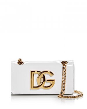 Кожаный чехол для телефона через плечо Dolce & Gabbana
