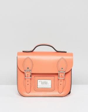 Маленький рюкзак Leather Satchel Company. Цвет: розовый