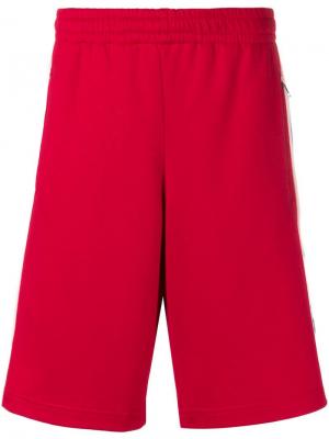 Баскетбольные шорты с лампасами Gucci. Цвет: красный