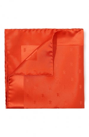 Шелковый платок Stefano Ricci. Цвет: оранжевый