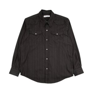 Рубашка Frontier 'Black Chalk Stripe', черный Our Legacy