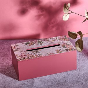 Коробка для салфеток Priolo CozyHome. Цвет: розовый
