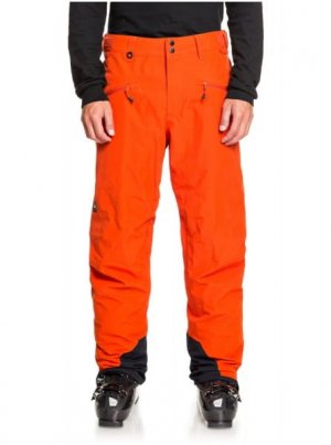 Сноубордические штаны Boundry QUIKSILVER. Цвет: оранжевый