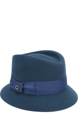Фетровая шляпа Oval Hat Loro Piana. Цвет: синий
