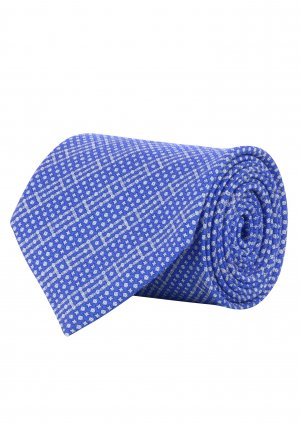 Комплект из галстука и платка STEFANO RICCI. Цвет: синий