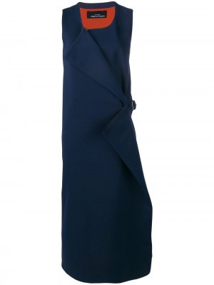Платье миди 1996-го года Comme Des Garçons Pre-Owned. Цвет: синий