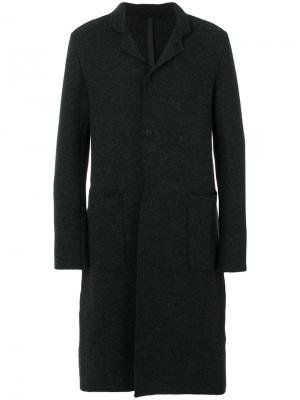 Приталенное классическое пальто Poème Bohémien. Цвет: серый