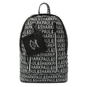 Текстильный рюкзак Paul&Shark. Цвет: чёрно-белый