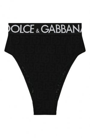 Трусы с завышенной талией Dolce & Gabbana. Цвет: чёрный