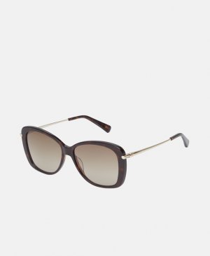 Солнцезащитные очки , темно коричневый Longchamp