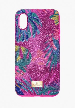 Чехол для iPhone Swarovski® X Tropical. Цвет: фиолетовый