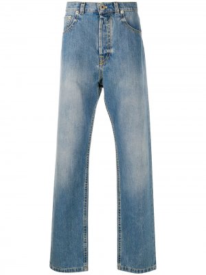 Широкие джинсы LANVIN. Цвет: синий