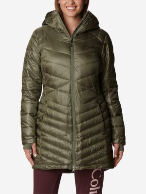 Куртка утепленная женская Joy Peak Mid Jacket, Зеленый Columbia. Цвет: зеленый