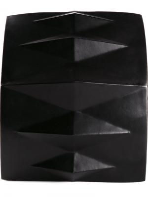 Ранец геометрической формы Kofta. Цвет: чёрный