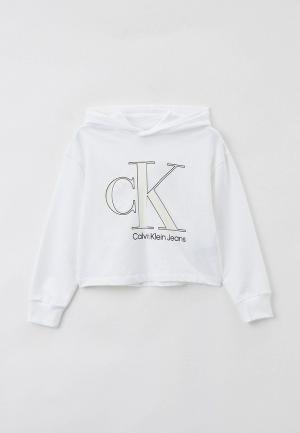 Худи Calvin Klein Jeans. Цвет: белый