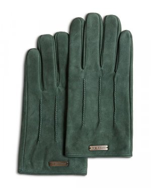 Замшевые перчатки , цвет Green Ted Baker