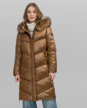 Пальто, р. 42, цвет медно-коричневый Frieda & Freddies. Цвет: медно-коричневый