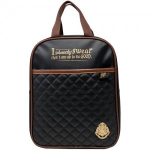 Стеганый рюкзак Гарри Поттер Black & Tan Черный и Коричневый Blue Sky. Цвет: черный