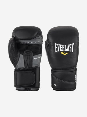 Перчатки боксерские Protex2 Leather, Черный, размер 10 oz / S-M Everlast. Цвет: черный