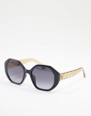 Солнцезащитные очки с квадратными линзами -Черный цвет Kate Spade