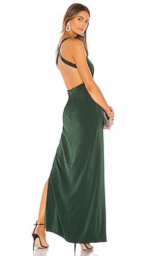 Вечернее платье jill NBD. Цвет: темно-зеленый