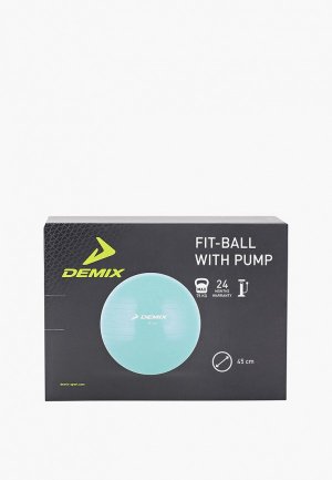 Мяч гимнастический Demix D 45 см. Цвет: бирюзовый