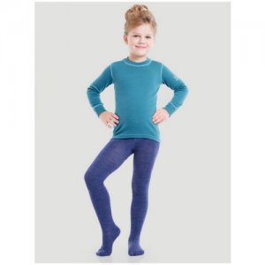 Термоколготки для девочек - подростков Norveg Multifunctional джинс, размер 140-146. Цвет: синий