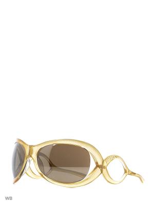 Солнцезащитные очки LC 586 02 Les Copains. Цвет: золотистый, прозрачный
