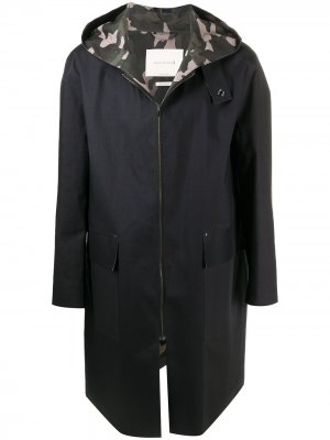 Пальто Eldrick с капюшоном Mackintosh. Цвет: черный