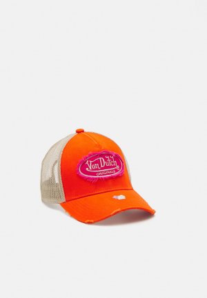 Бейсболка TRUCKER KALMAR UNISEX , цвет orange/pink Von Dutch