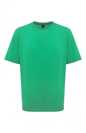 Хлопковая футболка Bogner Fire+Ice. Цвет: зелёный